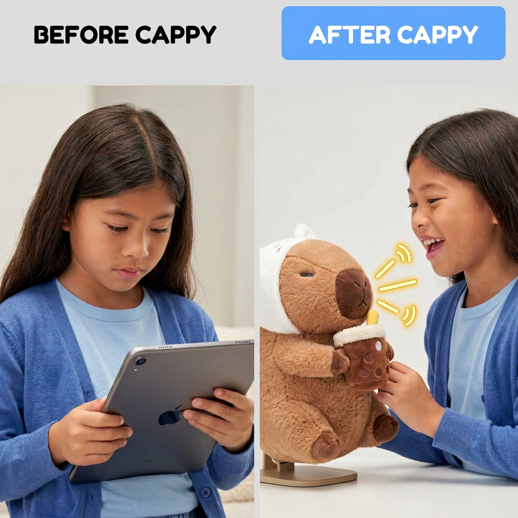 Cappy | AI & Anti-IPad Toy Companion For Kids